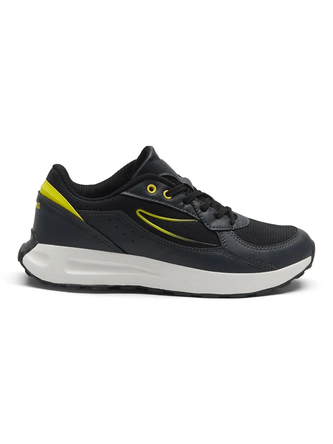 CABLE Black Men's Sneakers sold by Campus Shoes