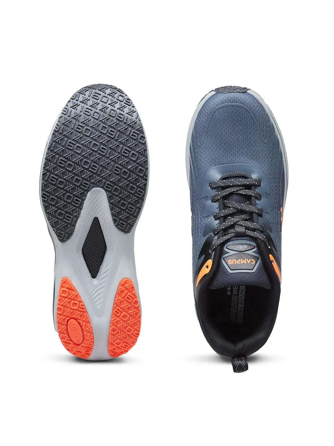 COLLAB Grey Men's Running Shoes sold by Campus Shoes product image thumbnail 4