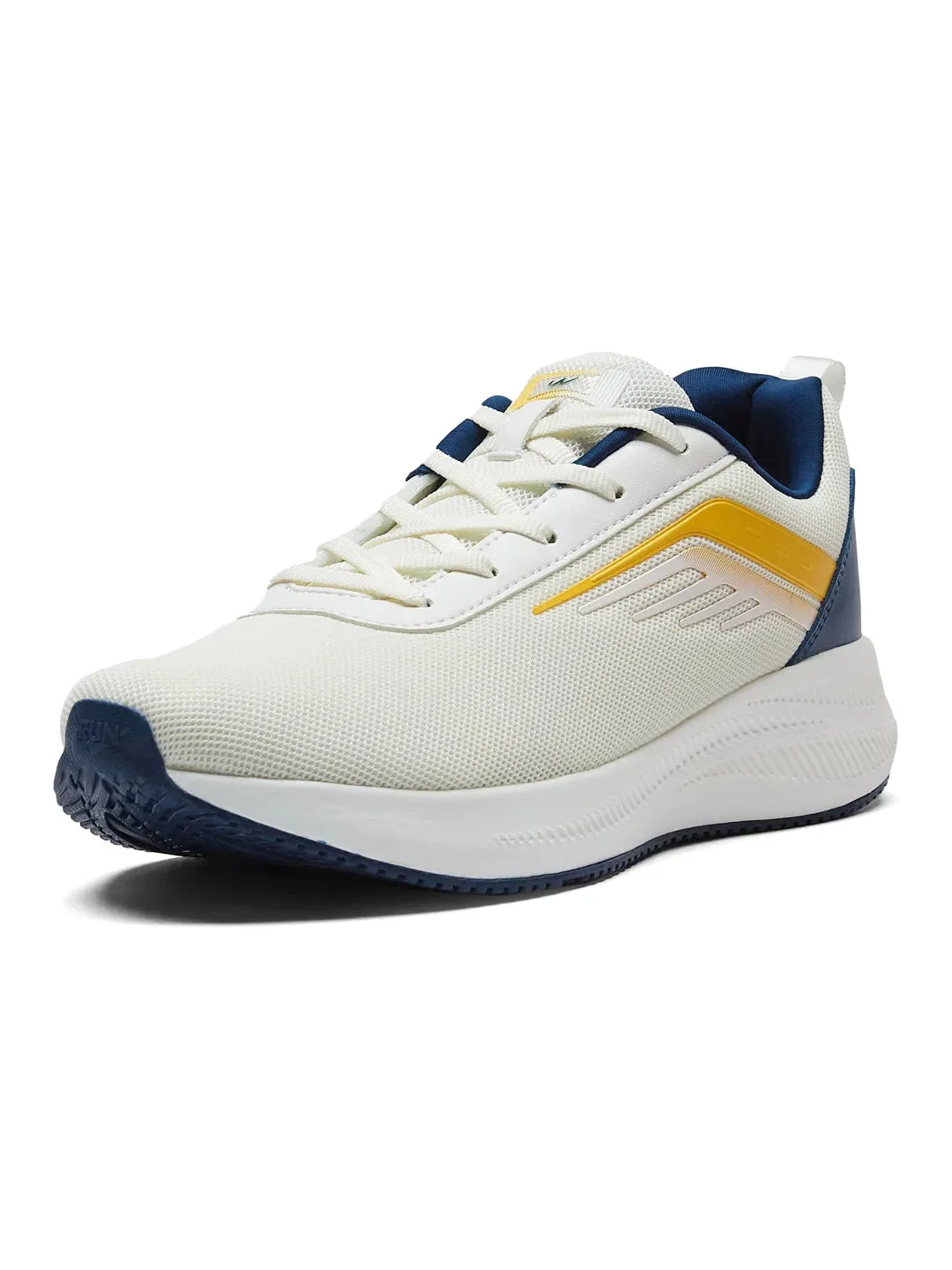 SLAY Off White Men's Running Shoes sold by Campus Shoes product image thumbnail 5