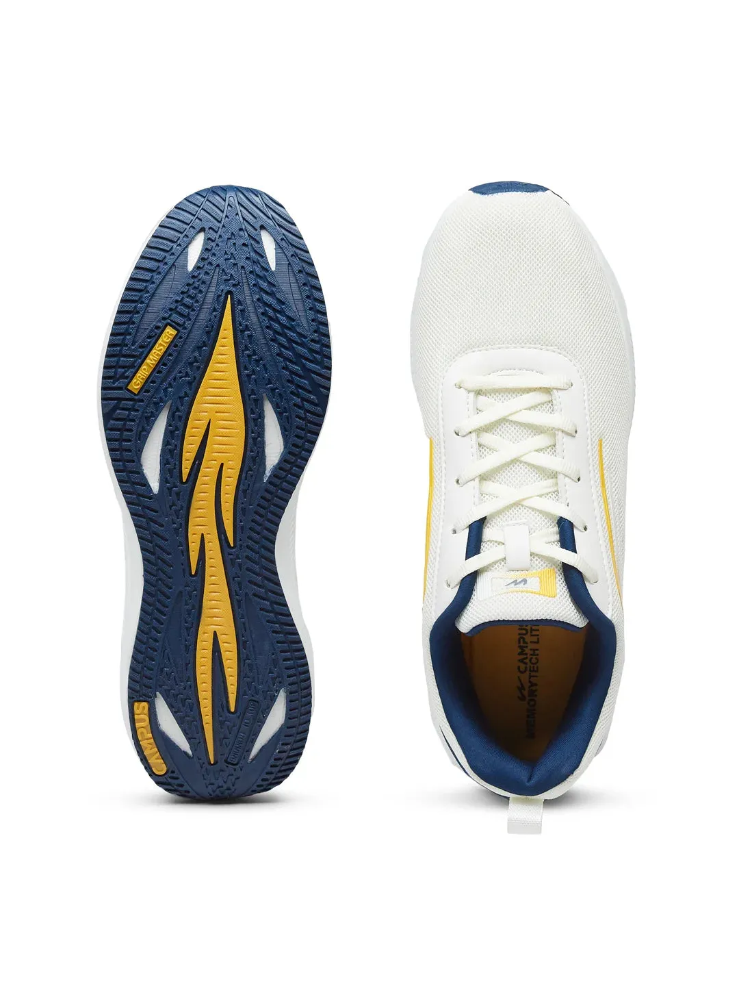 SLAY Off White Men's Running Shoes sold by Campus Shoes product image thumbnail 4