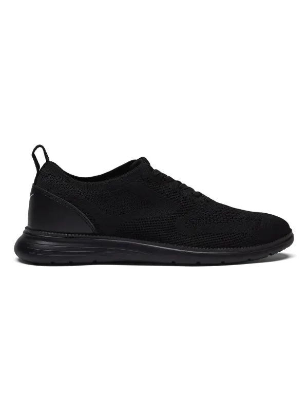 PLUNGE Black Men's Walking Shoes sold by Campus Shoes