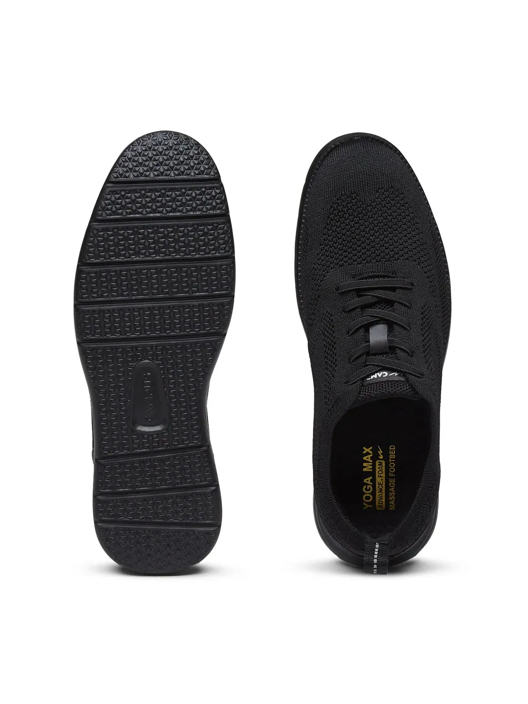 PLUNGE Black Men's Walking Shoes sold by Campus Shoes product image thumbnail 4