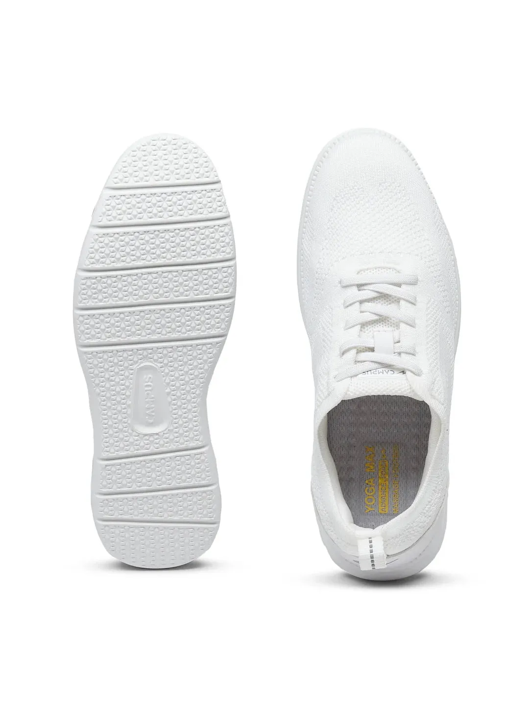 PLUNGE White Men's Walking Shoes sold by Campus Shoes product image thumbnail 4