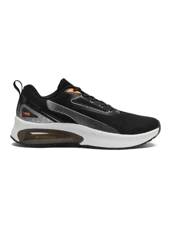 CLIQUE Black Men's Running Shoes sold by Campus Shoes