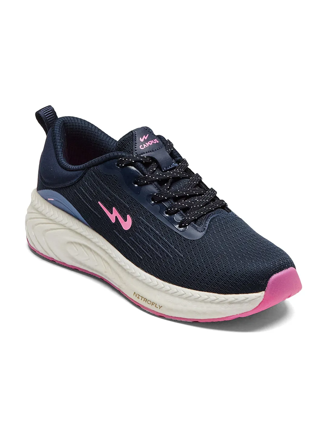 MALORE Navy Women's Running Shoes sold by Campus Shoes product image thumbnail 2