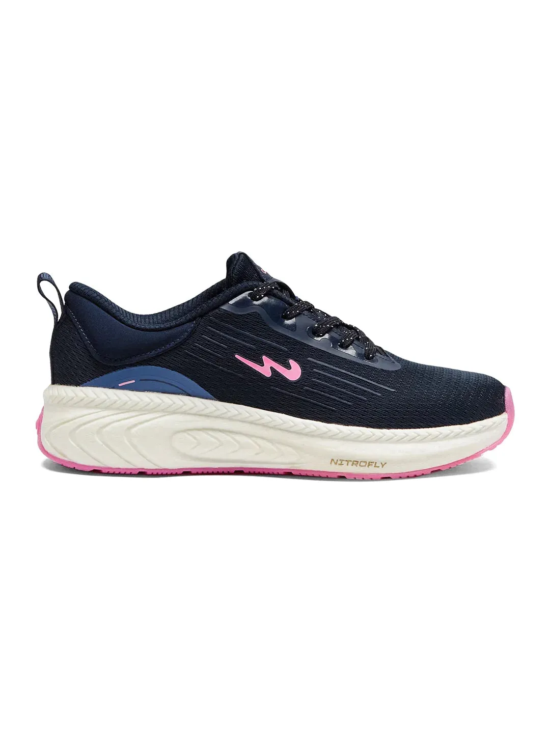 MALORE Navy Women's Running Shoes sold by Campus Shoes