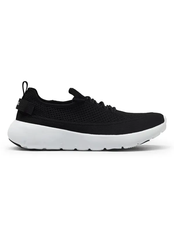 EMERGE Black Men's Walking Shoes sold by Campus Shoes