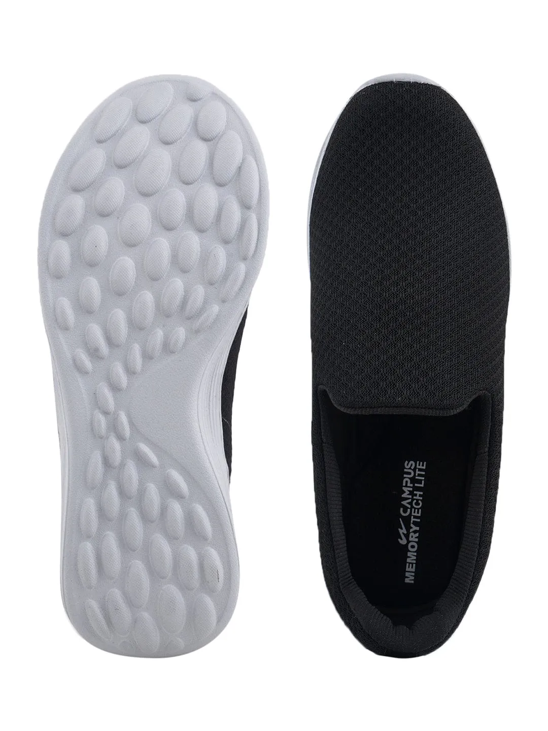 SHUTTLE Black Men's Walking Shoes sold by Campus Shoes product image thumbnail 4