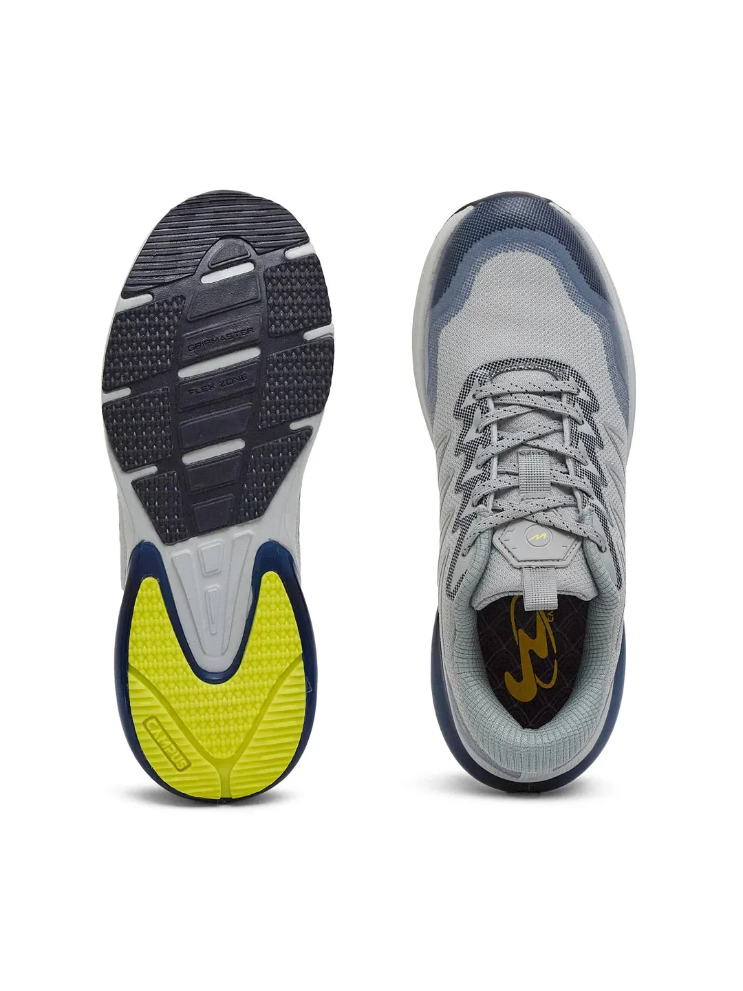 BEGIN Grey Men's Running Shoes sold by Campus Shoes product image thumbnail 4