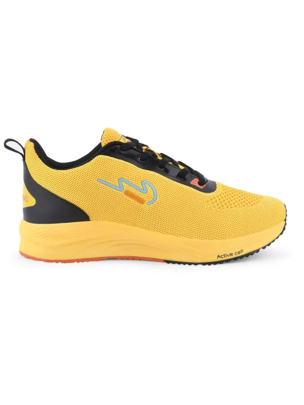 CAMP ZANE Yellow Men's Running Shoes sold by Campus Shoes