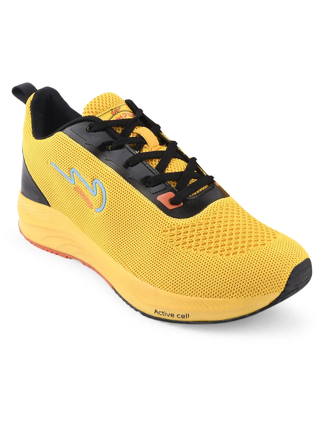 CAMP ZANE Yellow Men's Running Shoes sold by Campus Shoes product image thumbnail 2