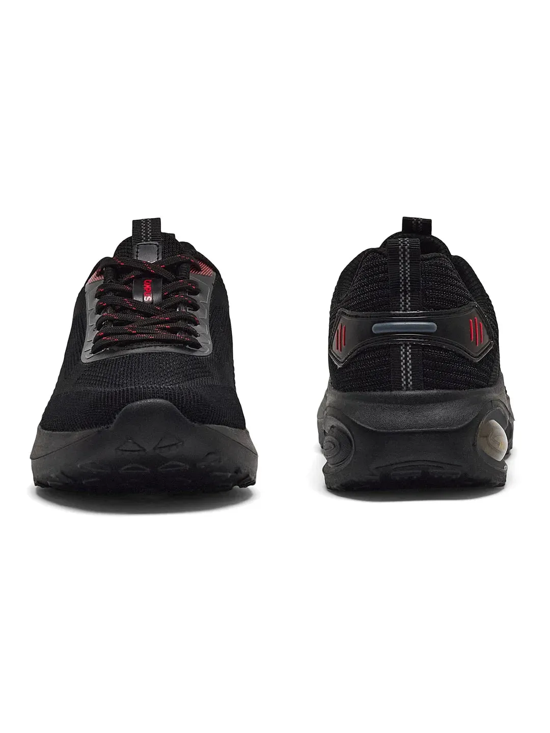 HEDGE Black Men's Running Shoes sold by Campus Shoes product image thumbnail 3