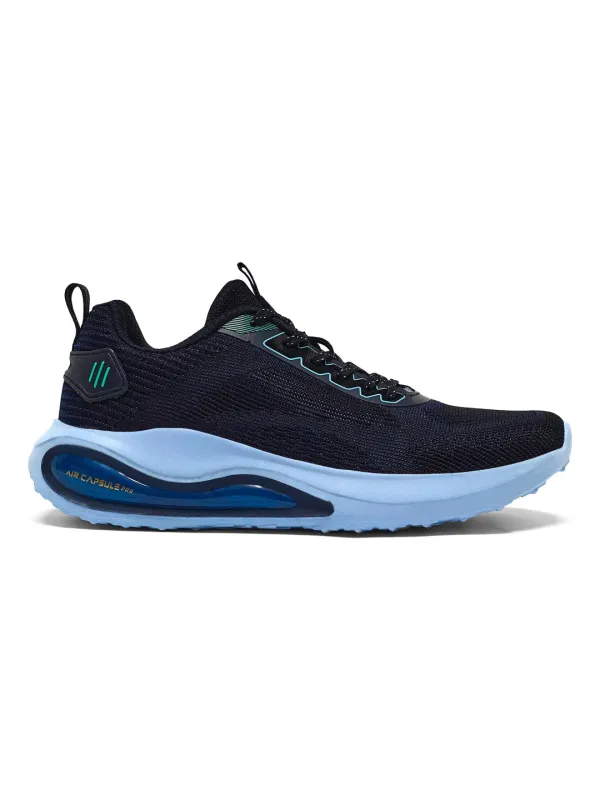 HEDGE Navy Men's Running Shoes sold by Campus Shoes