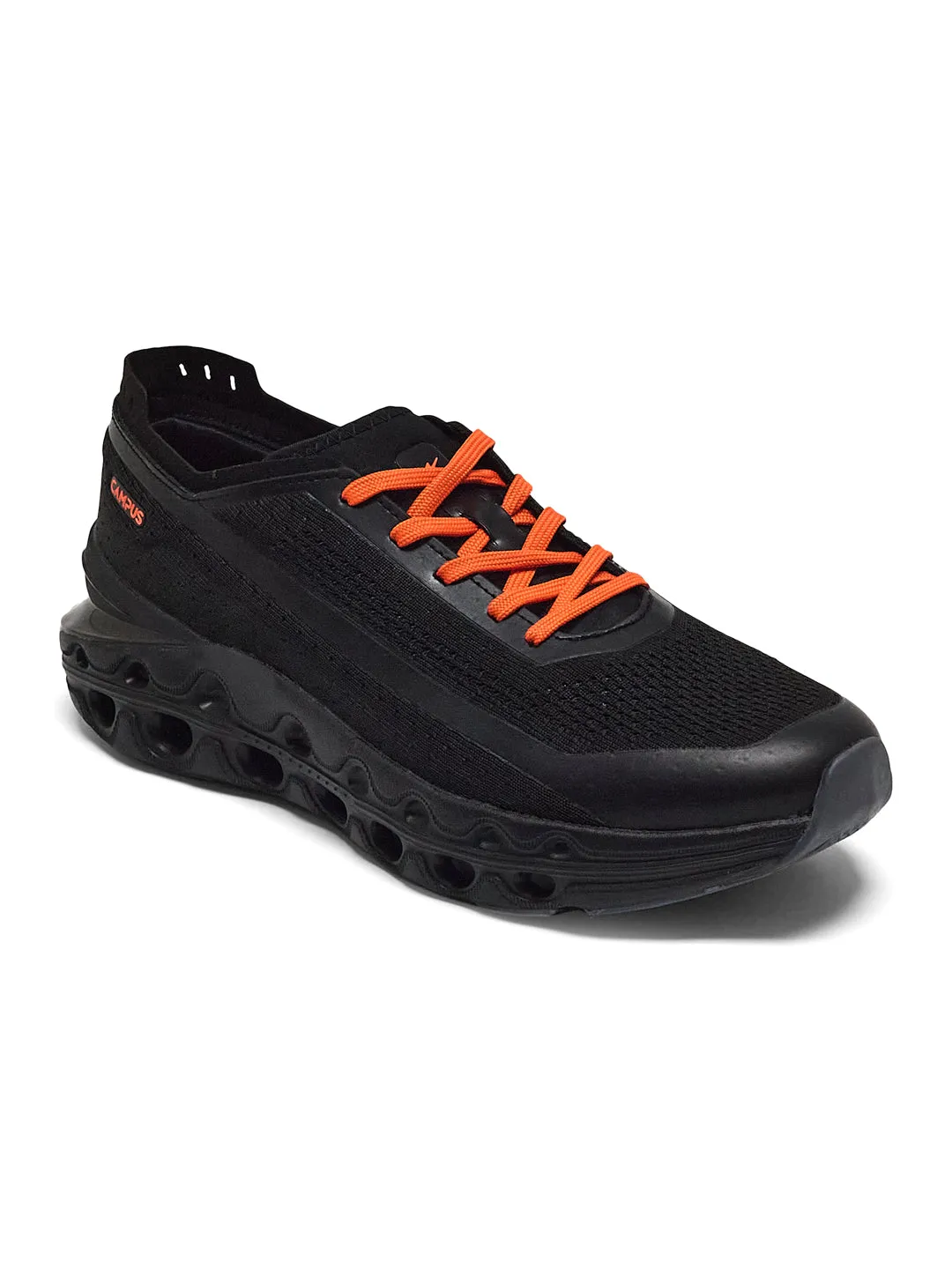 COIL PRO Black Men's Running Shoes sold by Campus Shoes product image thumbnail 2