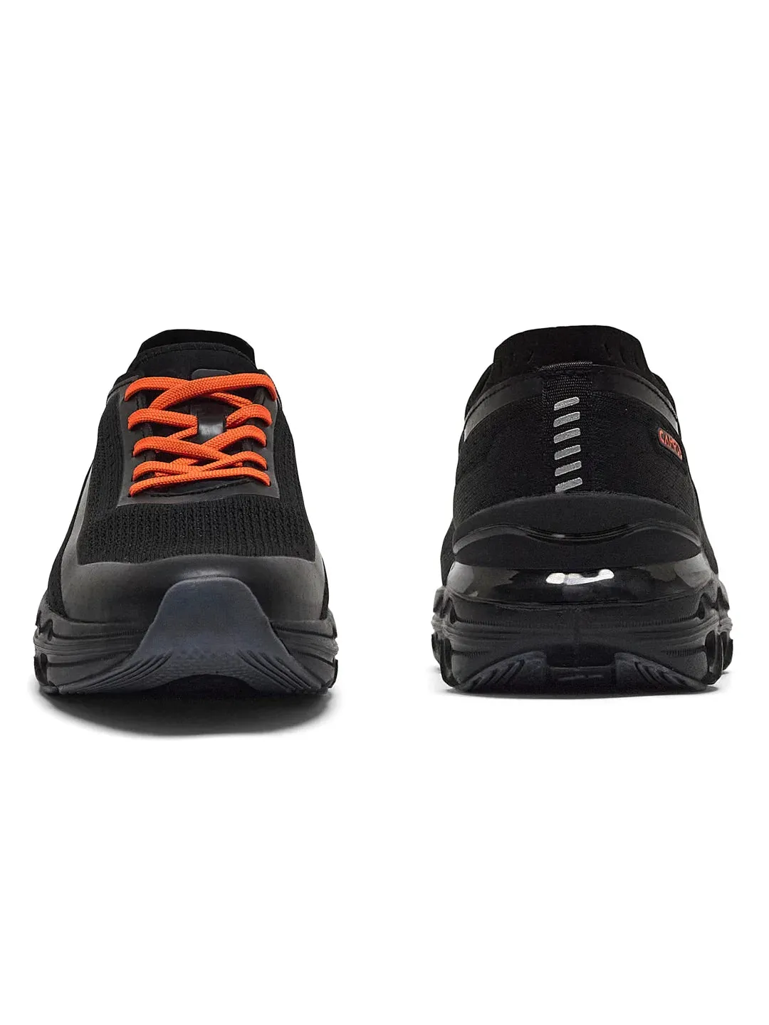 COIL PRO Black Men's Running Shoes sold by Campus Shoes product image thumbnail 3
