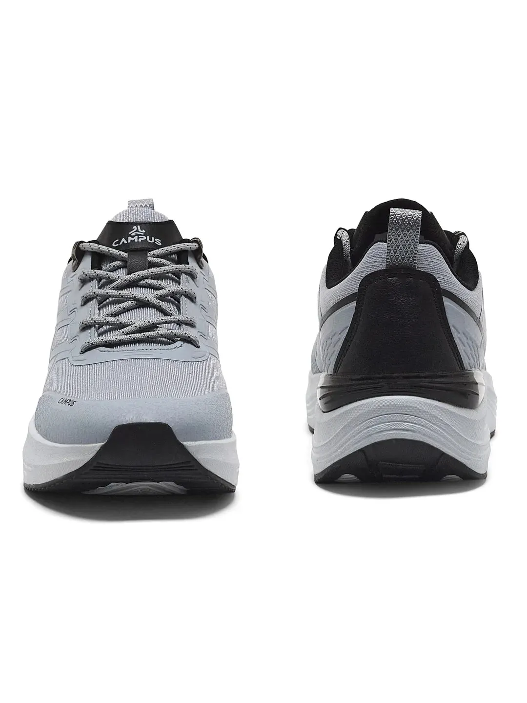 TRICK Grey Men's Running Shoes sold by Campus Shoes product image thumbnail 3