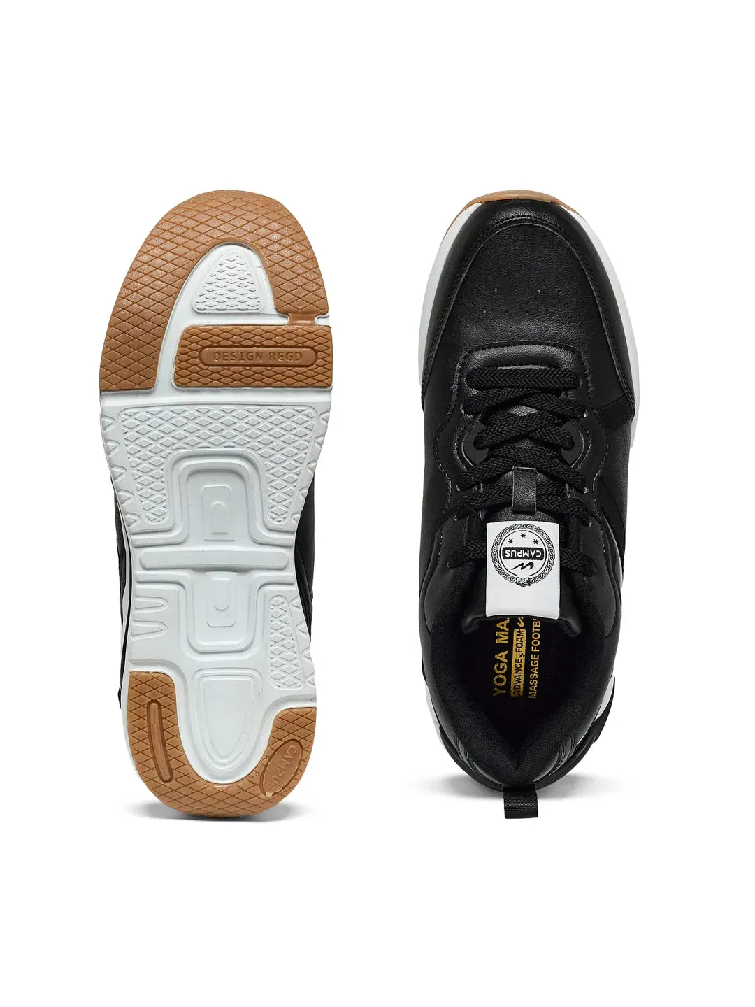 RELOADED Black Men's Sneakers sold by Campus Shoes product image thumbnail 4