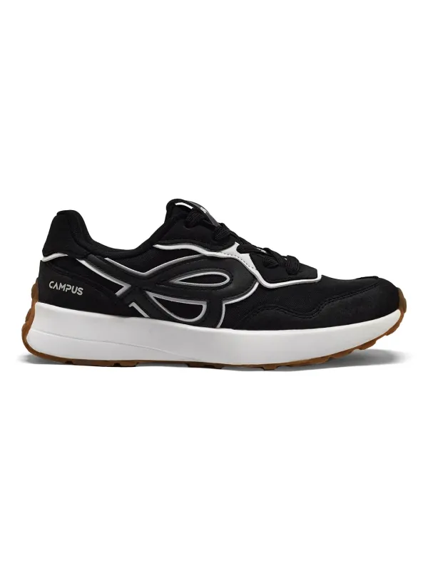 REEGO Black Men's Sneakers sold by Campus Shoes