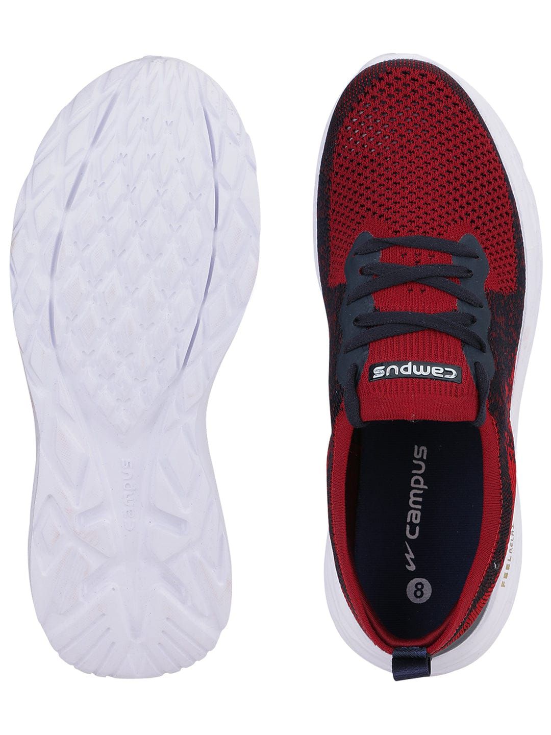 SPRINT Red Men's Running Shoes sold by Campus Shoes product image thumbnail 4