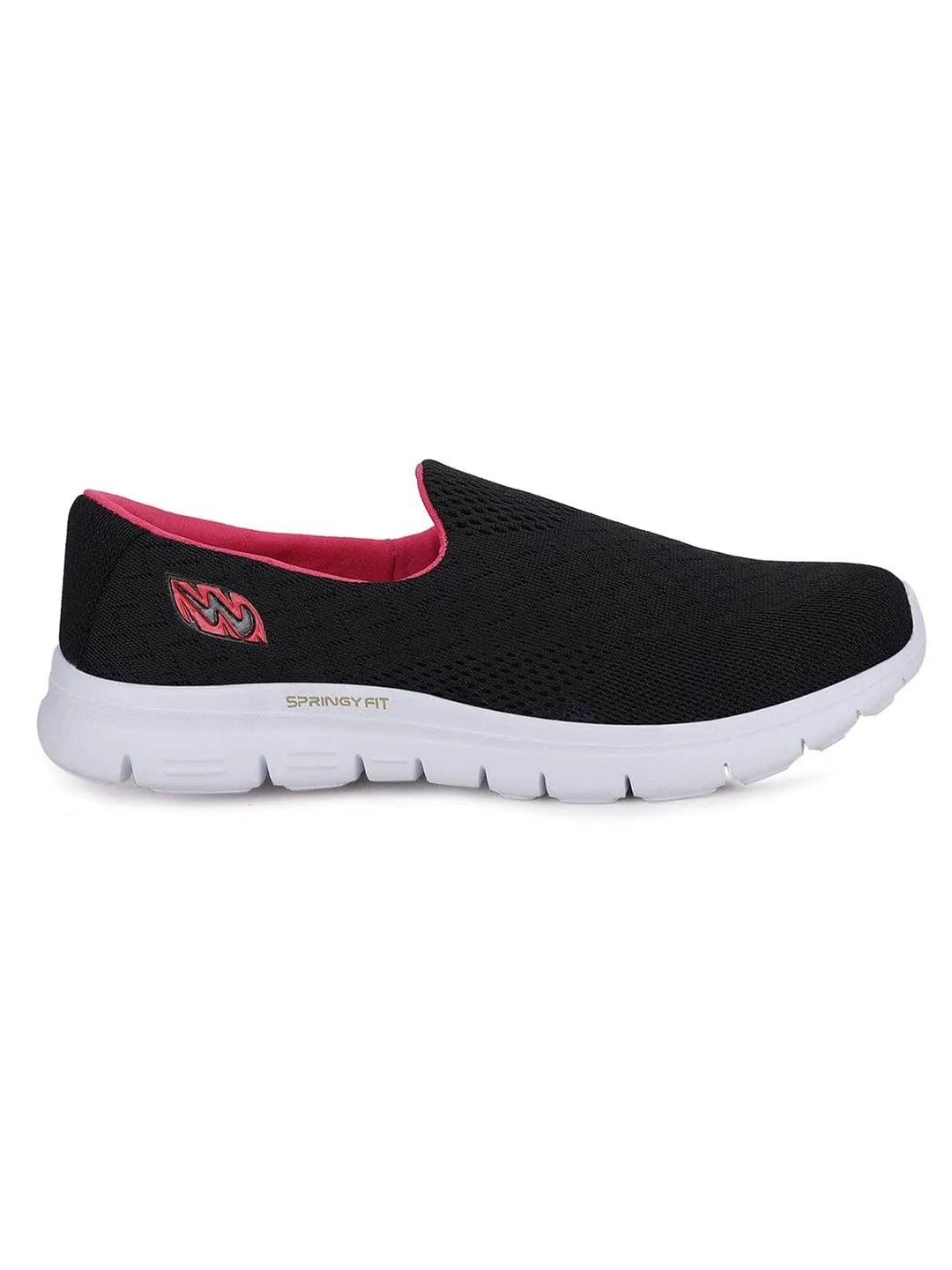 CROWN NEW Black Women's Casual Shoes sold by Campus Shoes