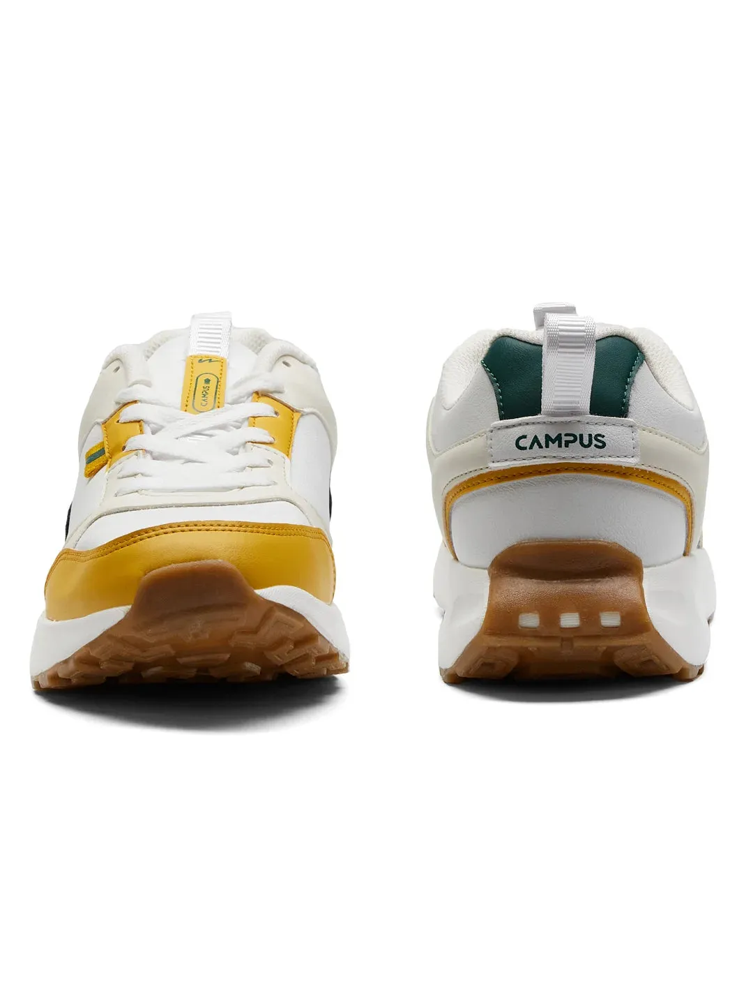 PASSO White Men's Sneakers sold by Campus Shoes product image thumbnail 3