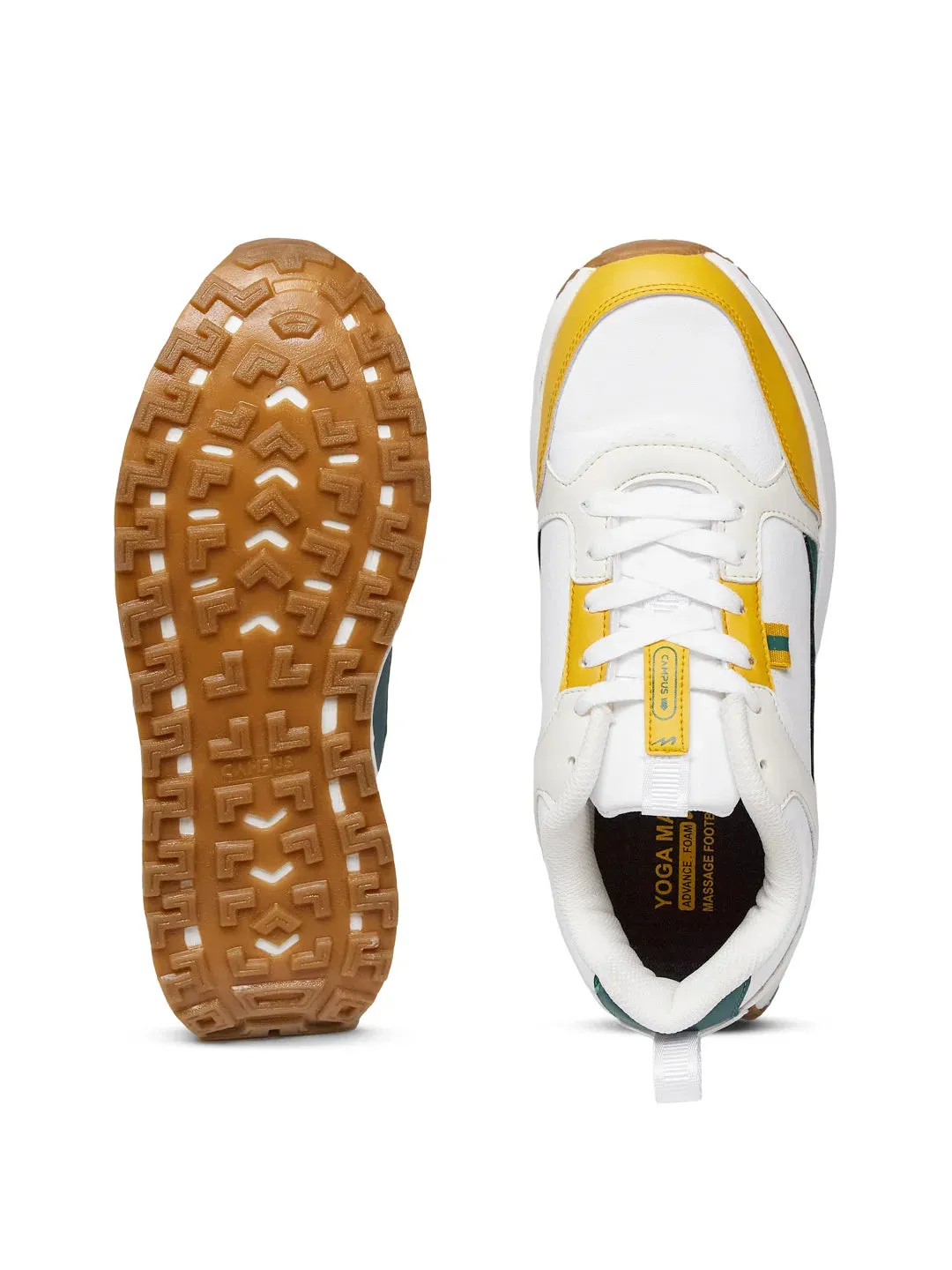 PASSO White Men's Sneakers sold by Campus Shoes product image thumbnail 4