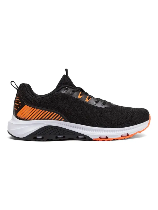 PORTAL Black Men's Running Shoes sold by Campus Shoes