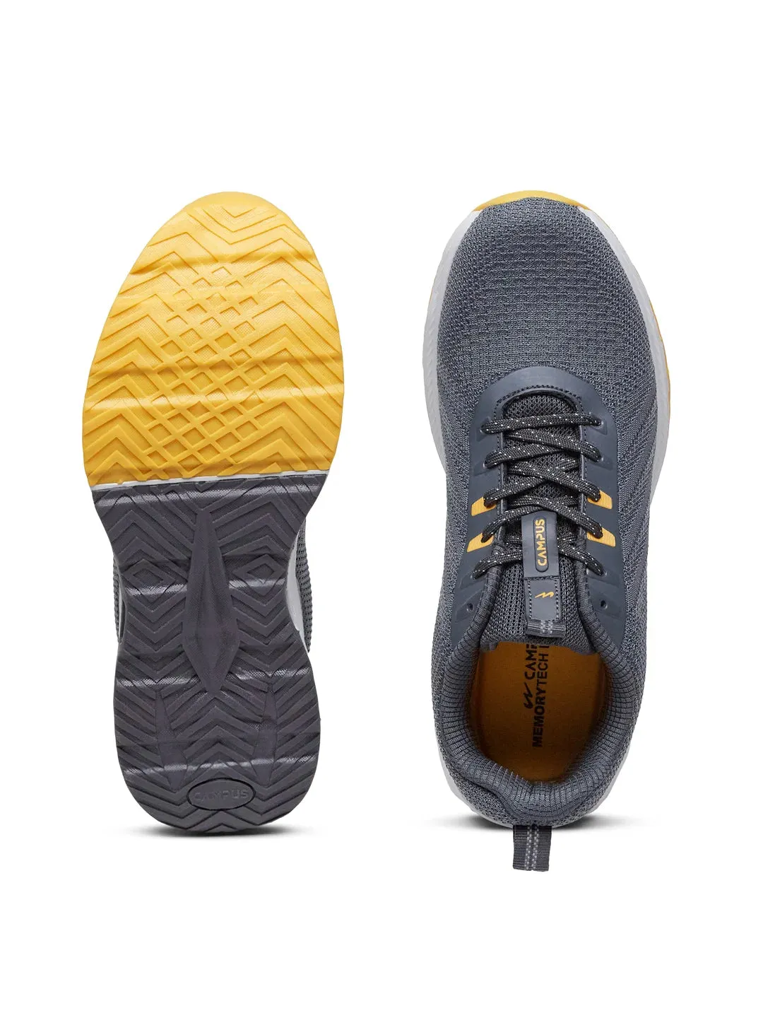 PORTAL Grey Men's Running Shoes sold by Campus Shoes product image thumbnail 4