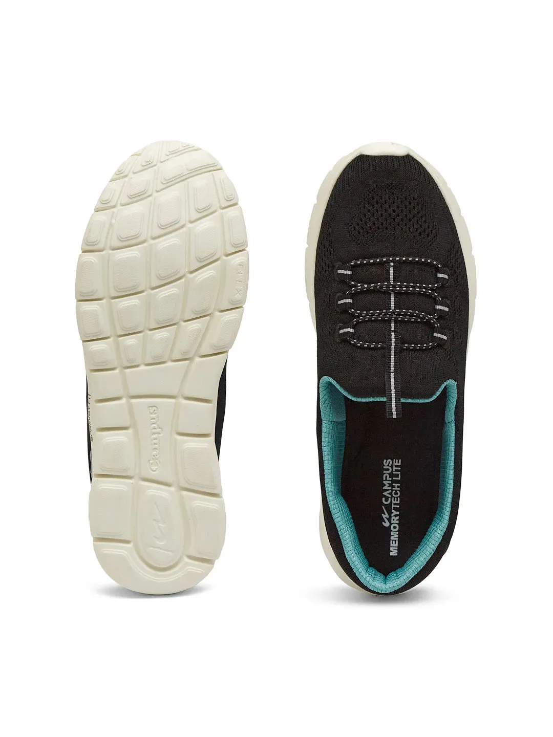 SAFFRON Black Women's Walking Shoes sold by Campus Shoes product image thumbnail 4