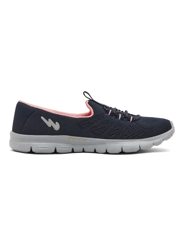 SAFFRON Navy Women's Walking Shoes sold by Campus Shoes
