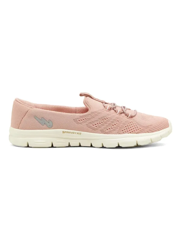 SAFFRON Peach Women's Walking Shoes sold by Campus Shoes
