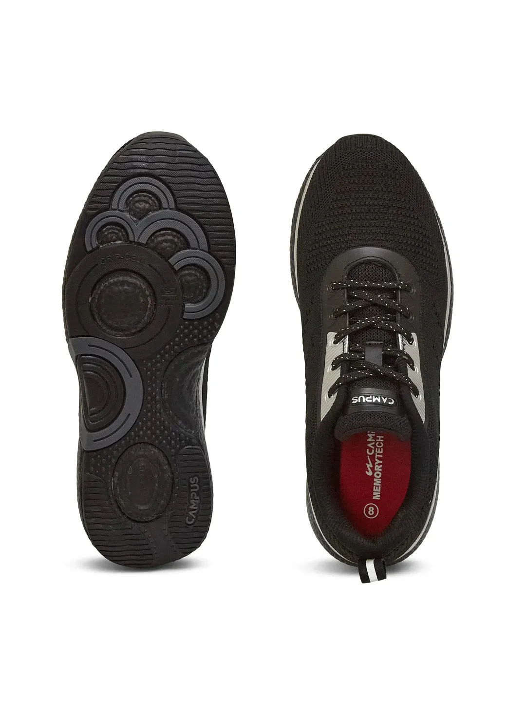 EMBER Black Men's Running Shoes sold by Campus Shoes product image thumbnail 4