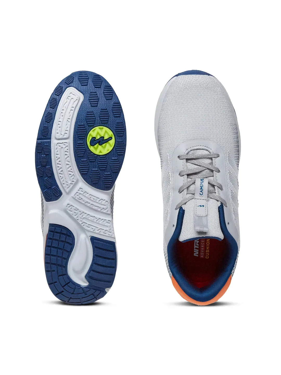 MOLAR Grey Men's Running Shoes sold by Campus Shoes product image thumbnail 4
