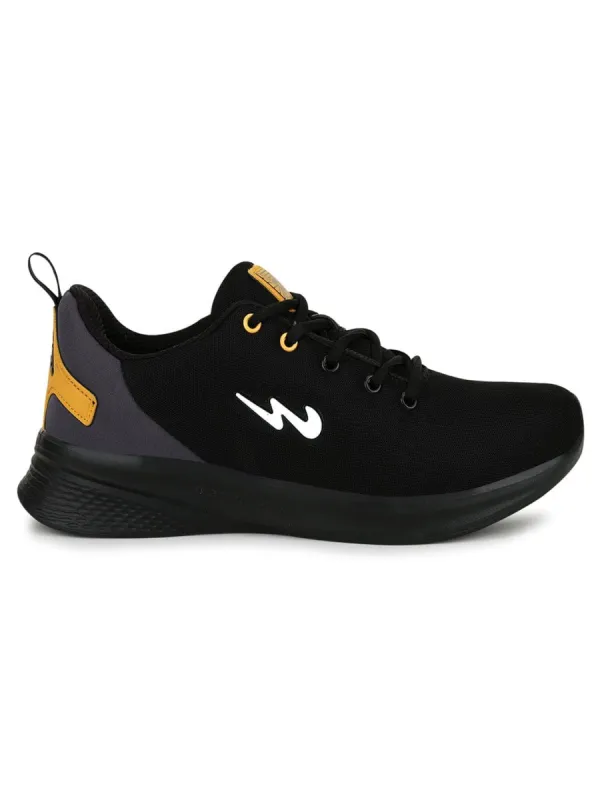 TOWN Black Men's Running Shoes sold by Campus Shoes