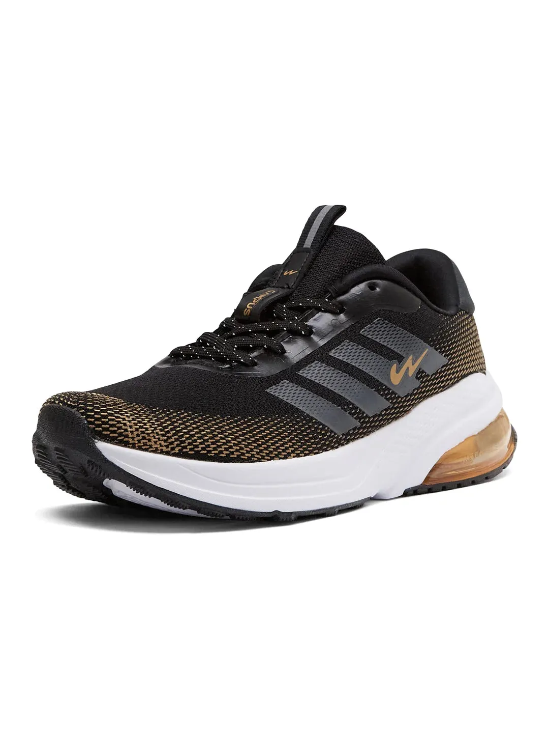 MOLAR Black Men's Running Shoes sold by Campus Shoes product image thumbnail 5