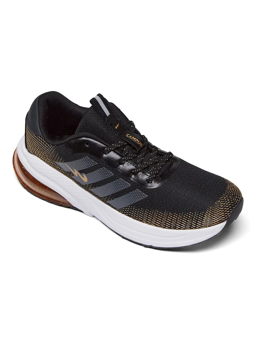 MOLAR Black Men's Running Shoes sold by Campus Shoes product image thumbnail 2