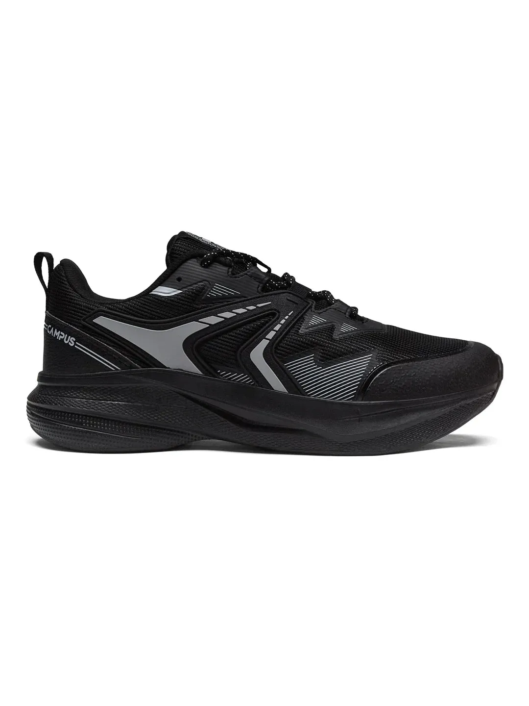 CUSTOM Black Men's Running Shoes sold by Campus Shoes