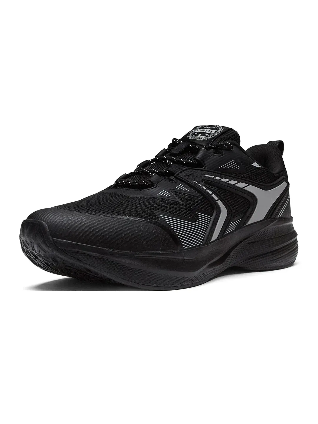 CUSTOM Black Men's Running Shoes sold by Campus Shoes product image thumbnail 5