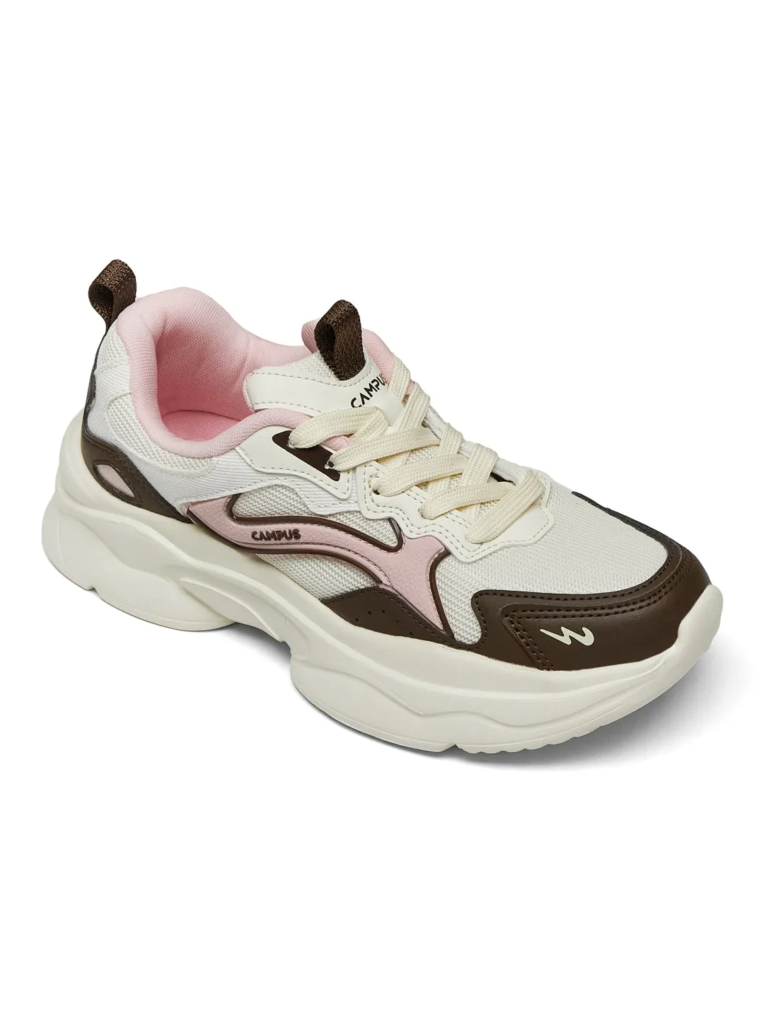 LODGE Off White Women's Sneakers sold by Campus Shoes product image thumbnail 2