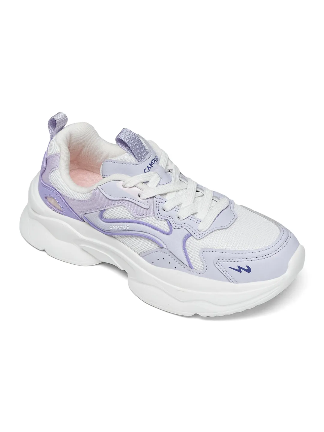 LODGE White Women's Sneakers sold by Campus Shoes product image thumbnail 2