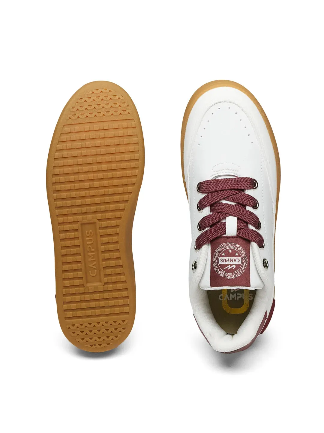 SKILL White Women's Sneakers sold by Campus Shoes product image thumbnail 4