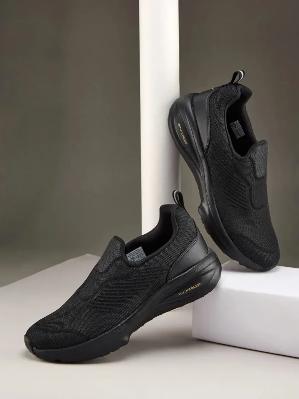 MINOT Black Men's Walking Shoes sold by Campus Shoes