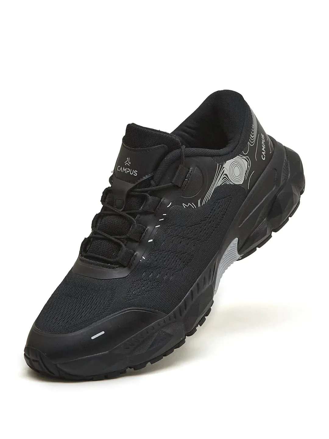 GAMBO Black Men's Sneakers sold by Campus Shoes product image thumbnail 3