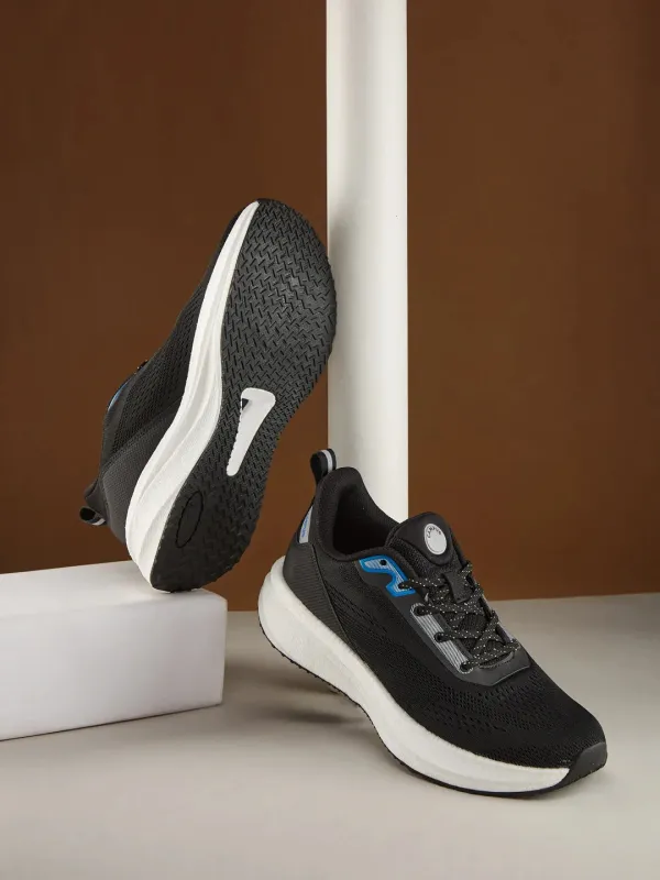 ENGIMA Black Men's Running Shoes sold by Campus Shoes