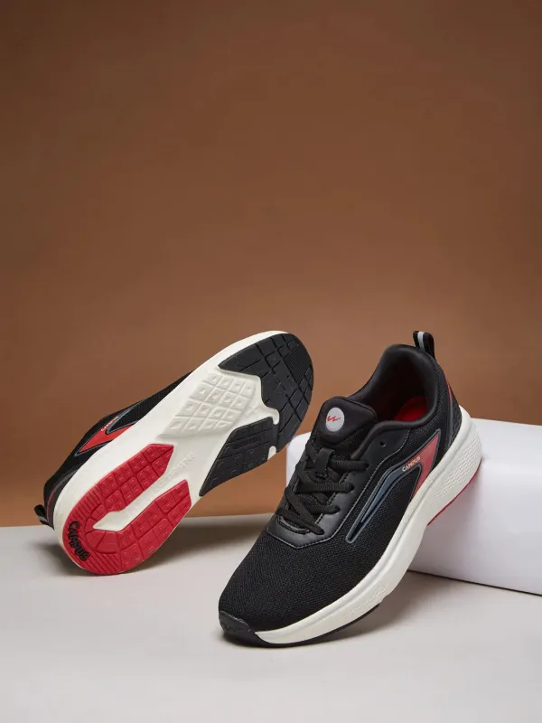 DAXTON Black Men's Running Shoes sold by Campus Shoes