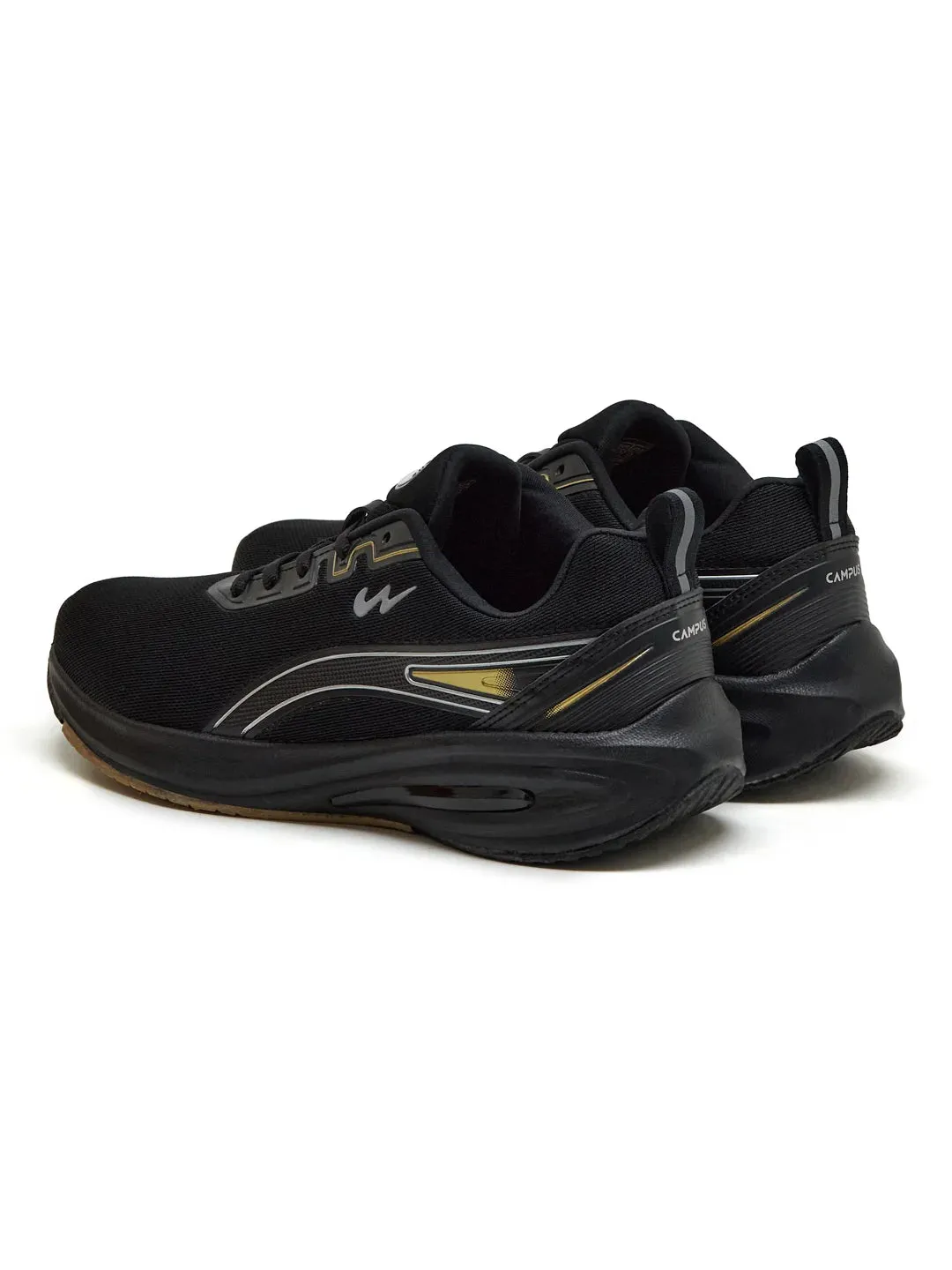 SEAN Black Men's Running Shoes sold by Campus Shoes product image thumbnail 5