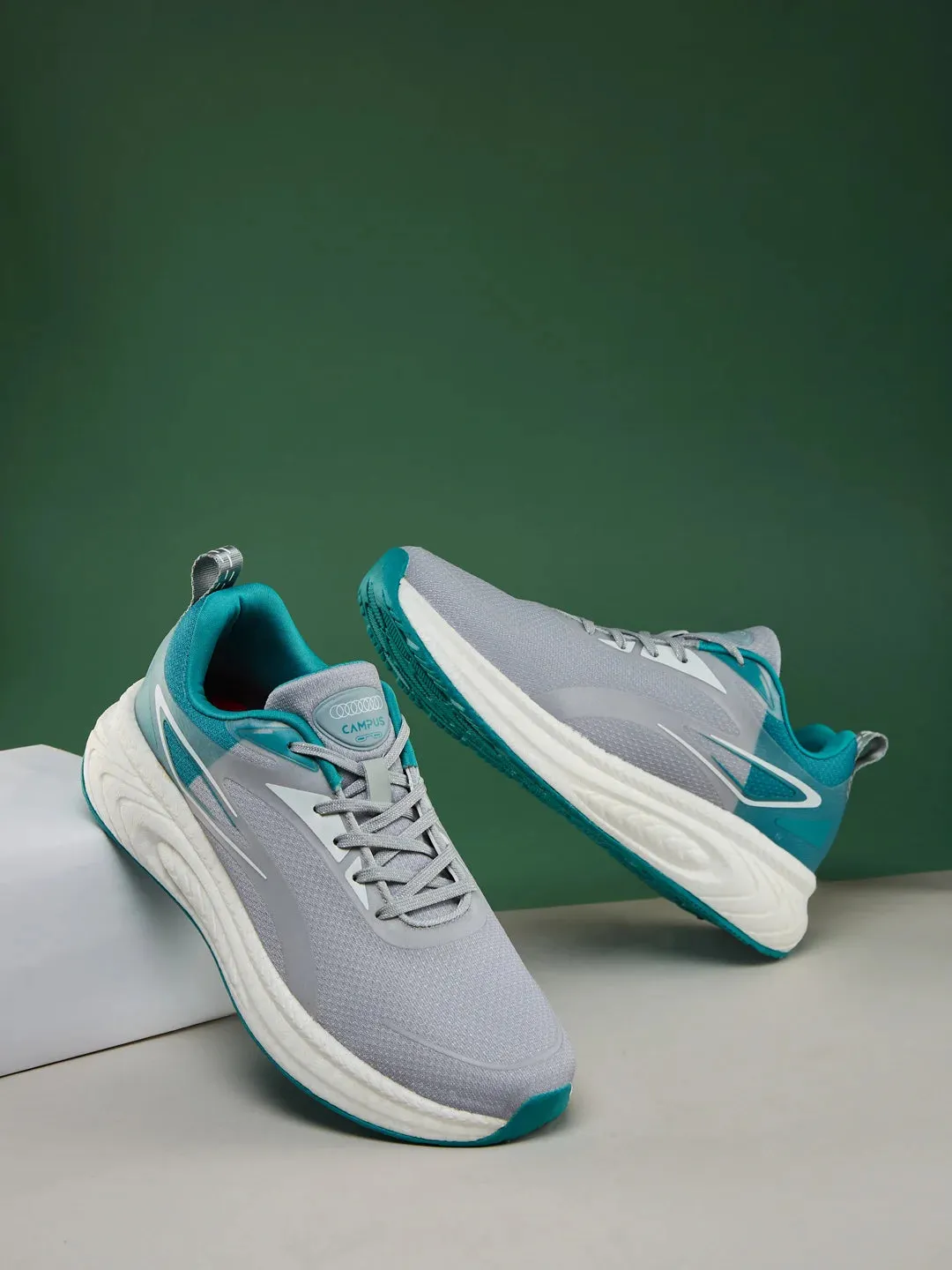 BOOSTWAVE Grey Men's Running Shoes sold by Campus Shoes