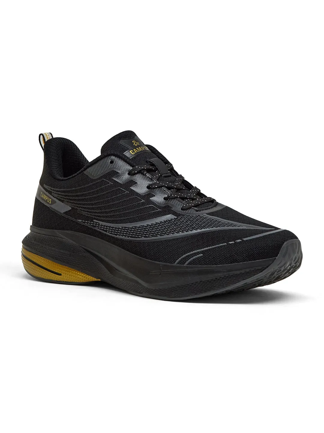DRIVO Black Men's Running Shoes sold by Campus Shoes product image thumbnail 2