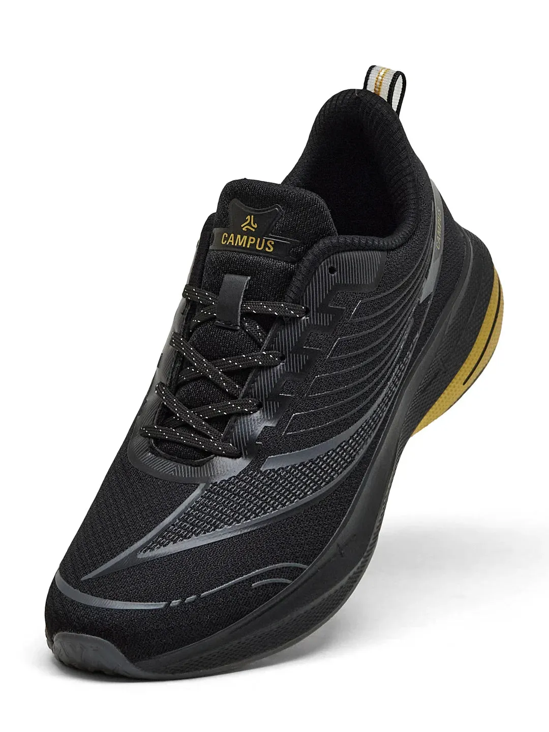 DRIVO Black Men's Running Shoes sold by Campus Shoes product image thumbnail 3
