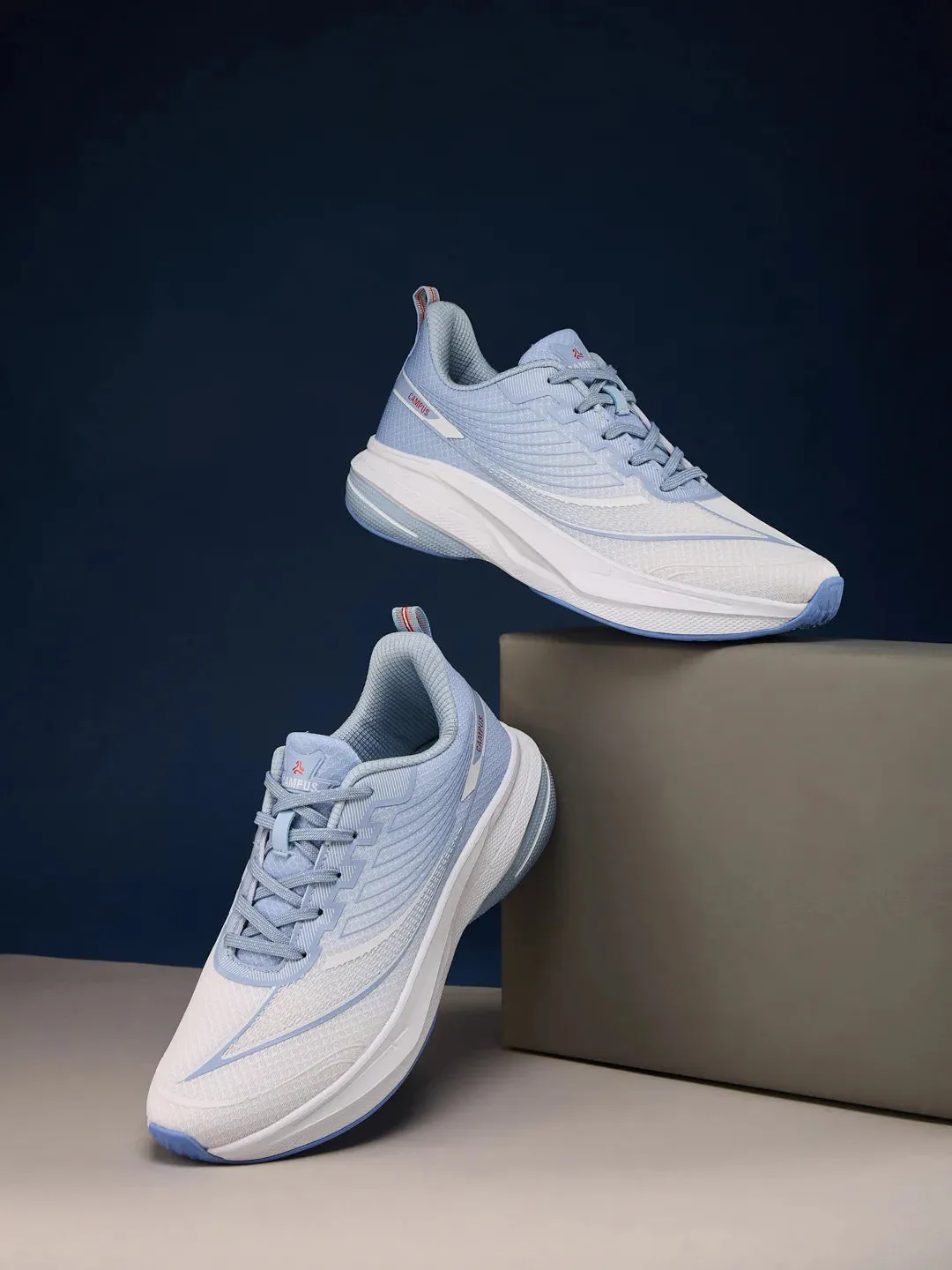 DRIVO White Men's Running Shoes sold by Campus Shoes